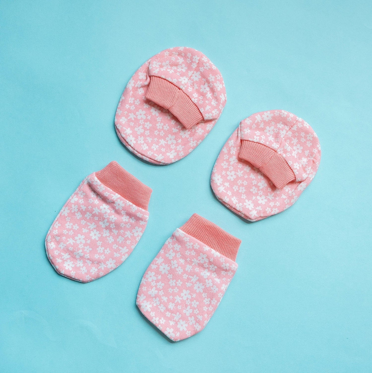 Mittens + Booties Pink