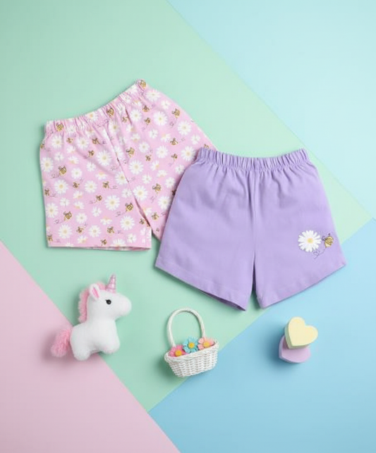 Flower Shorts (Pack of 2)