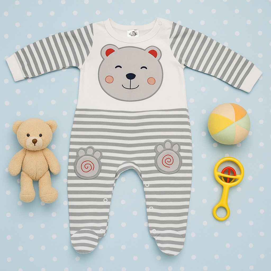 Grey Bear Onesie