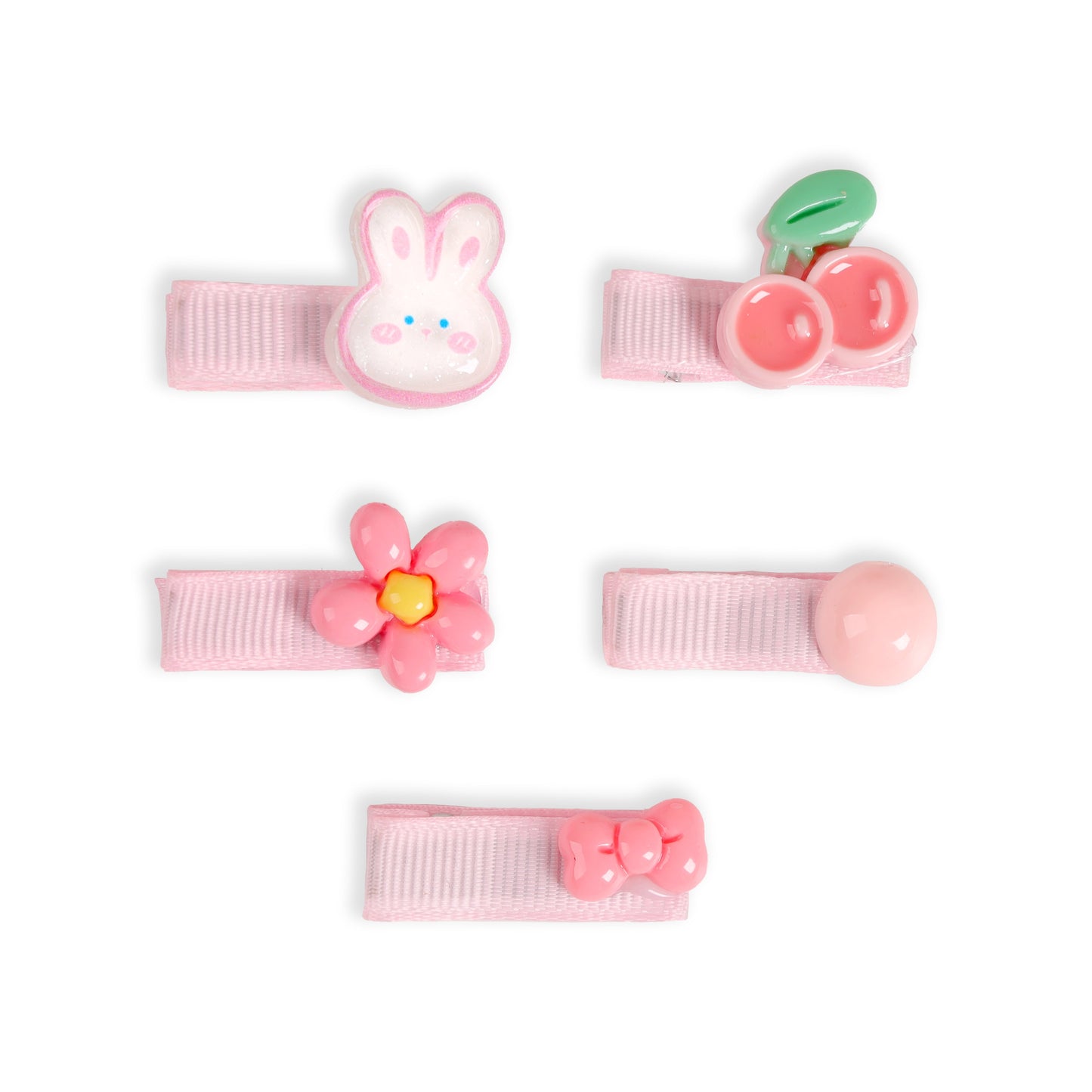 Bow-Tiful Blossoms Hair Clips (Pack Of 5)