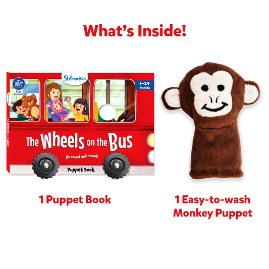 Wheels on the Bus - Puppet Book