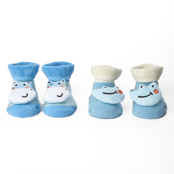 Hop And Moo Baby Socks - Pack Of 2
