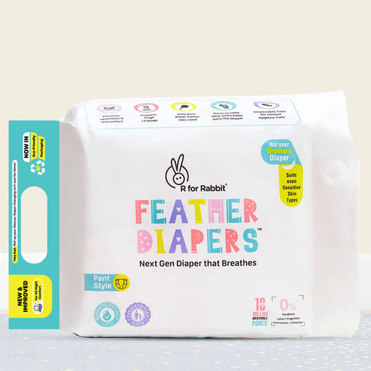 Feather Pant Style Diapers (S) - Pack of 26