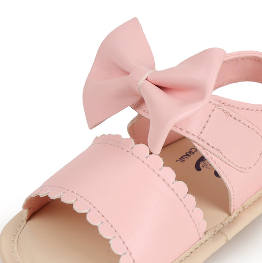 Pretty In Pink Bow Sandal