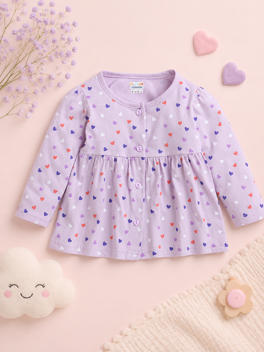 Purple Hearts Frock