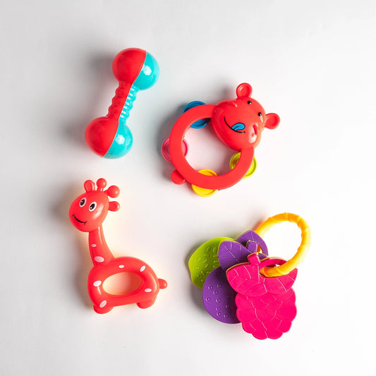 Rattle Toys - Pack of 4