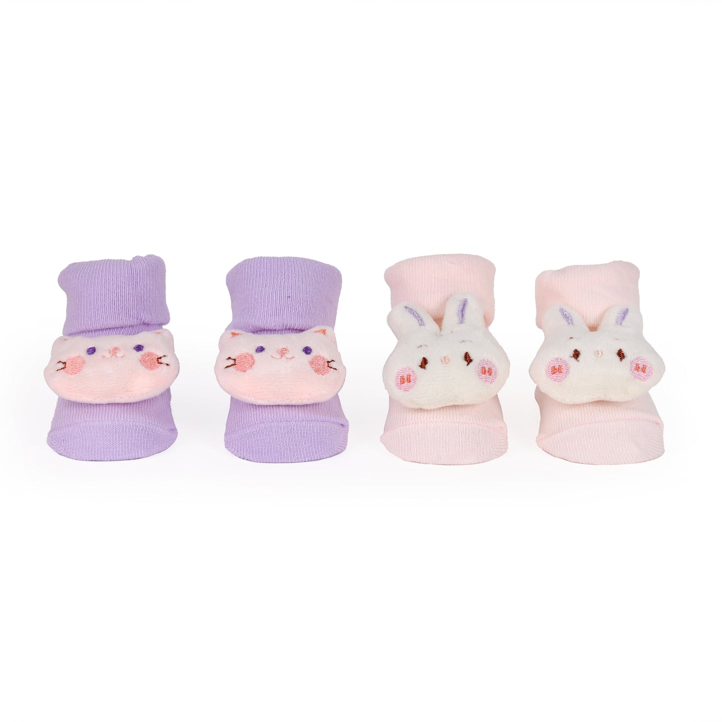 Chubby Bunny Baby Socks - Pack Of 2
