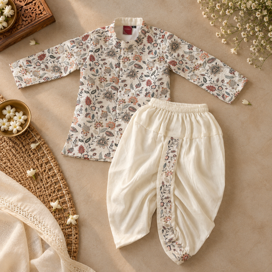 White Kurta Set
