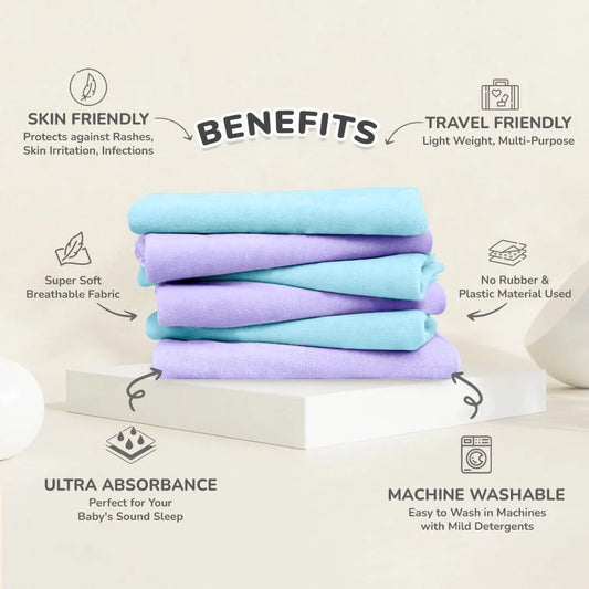 Dry Nap Bliss (M) - Pack of 2 Dry Sheets