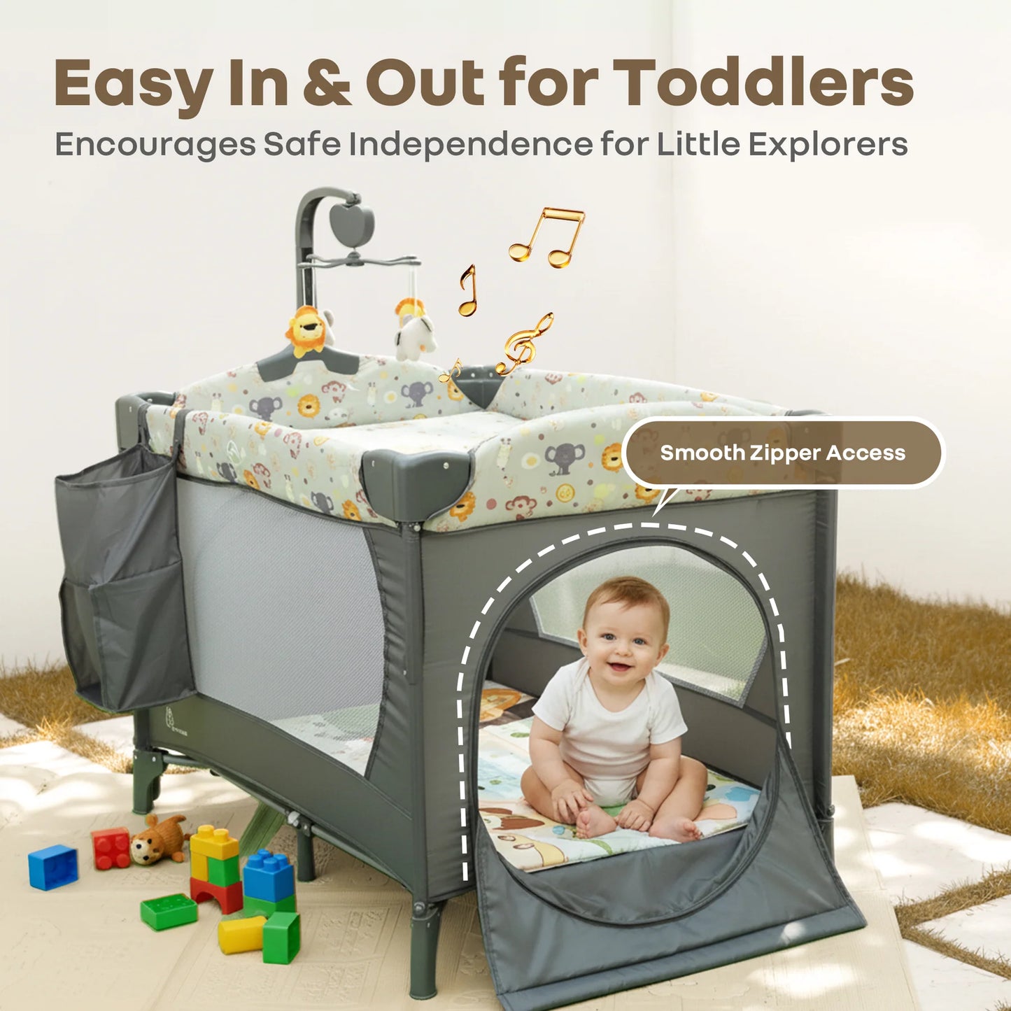 Hide N Seek Multiplay Cot