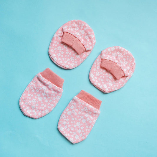 Mittens + Booties Pink