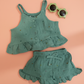 Co-ord Set Green with Glasses