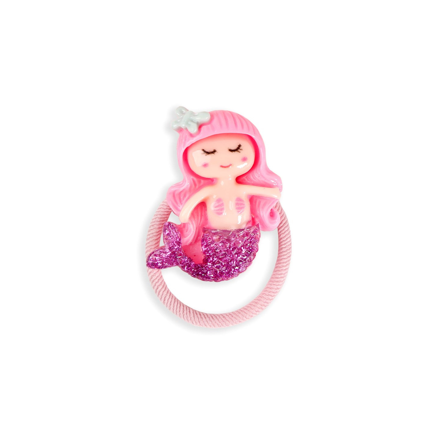 Coral Mermaid Rubberbands (Pack Of 5)