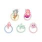 Coral Mermaid Rubberbands (Pack Of 5)