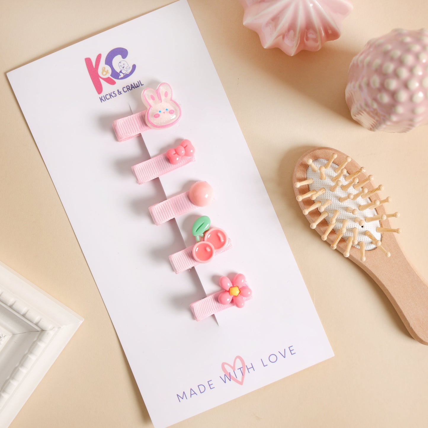 Bow-Tiful Blossoms Hair Clips (Pack Of 5)