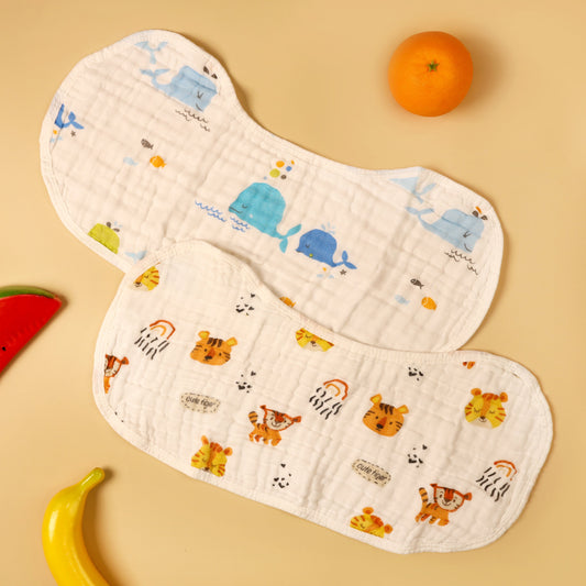 Cub Cradle Burp Cloth ( Pack Of 2)