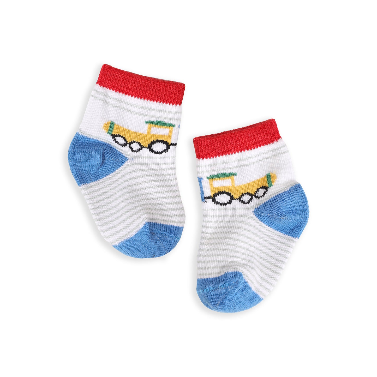 Little Riders Flat Baby Socks (Pack Of 3)