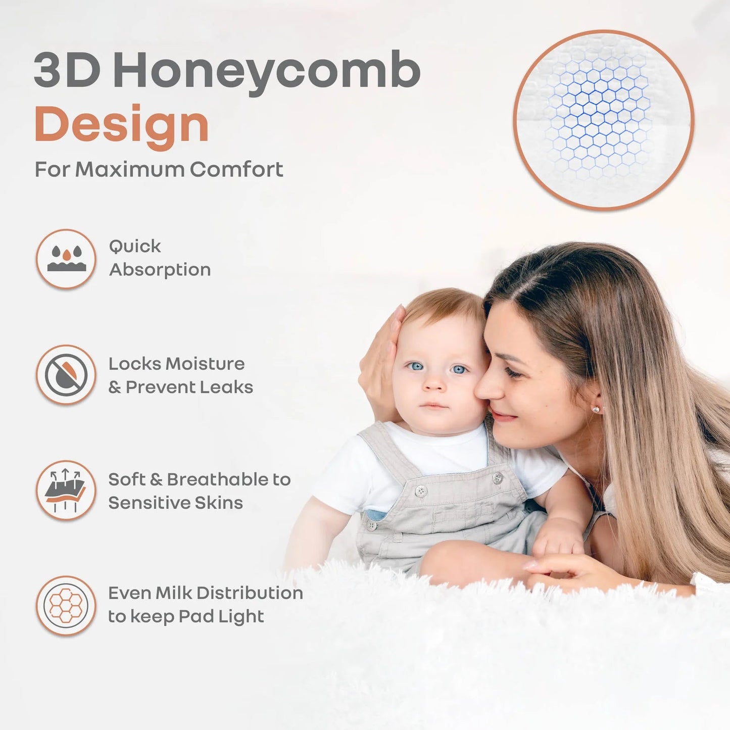 Comfy Shield - Breast Pads (Pack of 36)