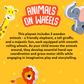 Animals on Wheels - Wooden Toy