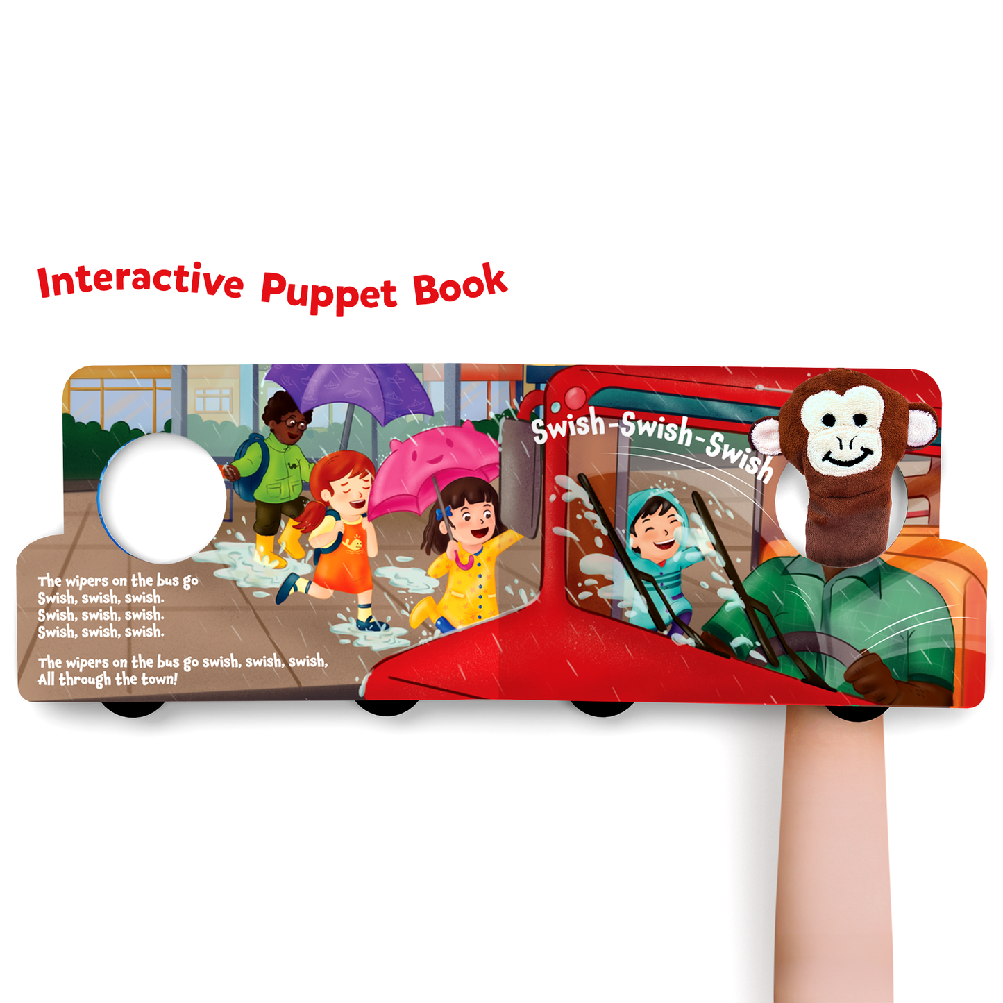 Wheels on the Bus - Puppet Book