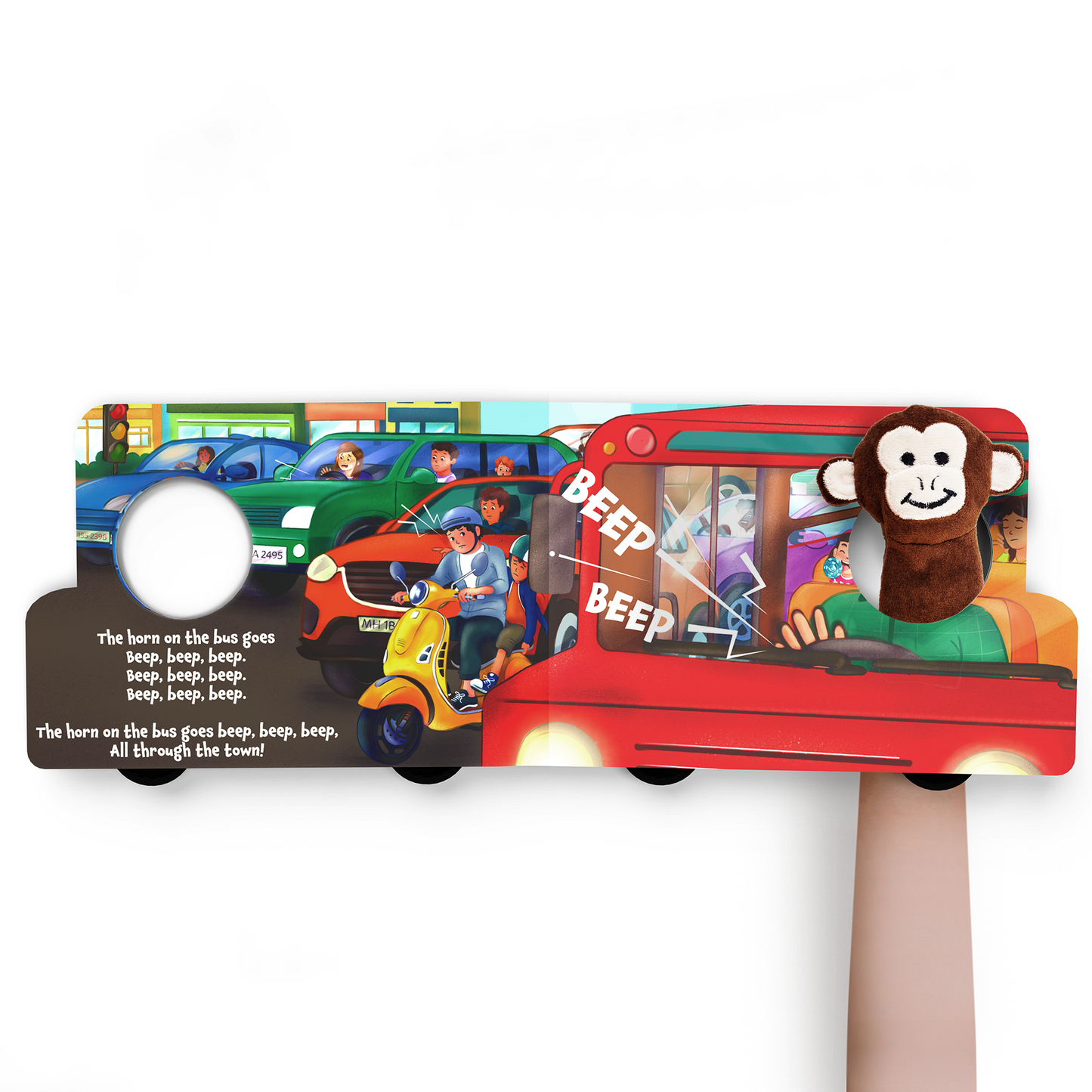 Wheels on the Bus - Puppet Book