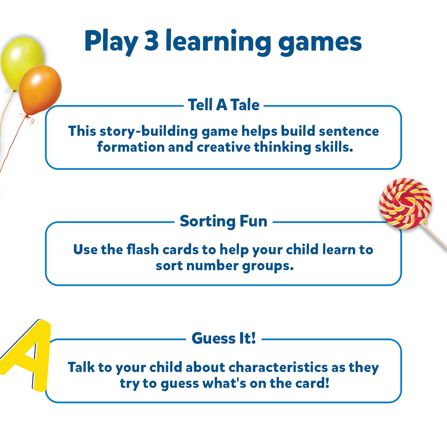 Letters, Numbers & Shapes Flash Cards