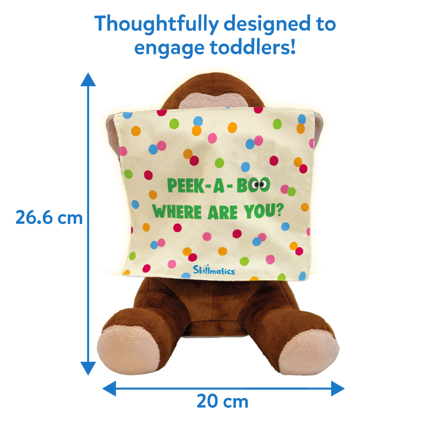 Peek a Boo - Interactive Plush Monkey