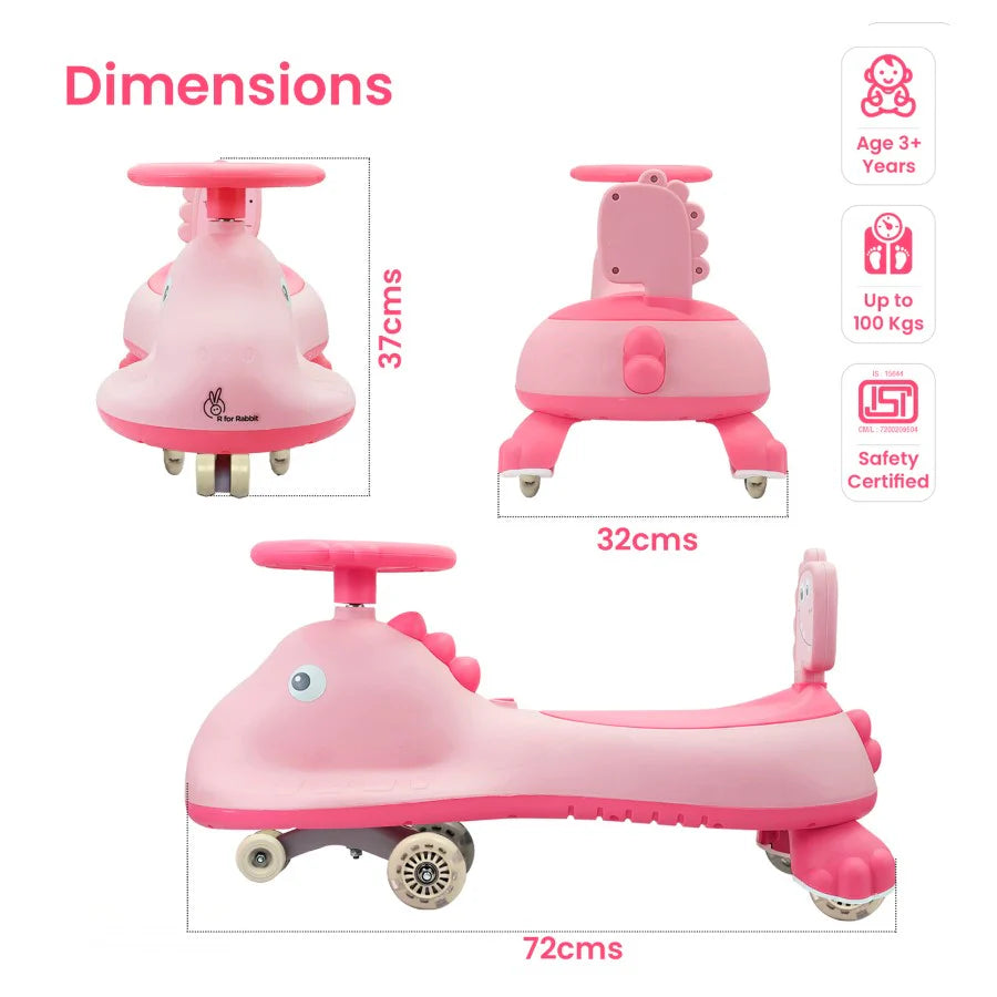 Iya Iya Dino Swing Car