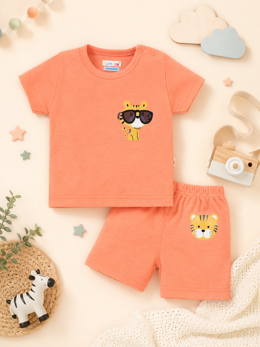 Tiger Tee & Shorts Set