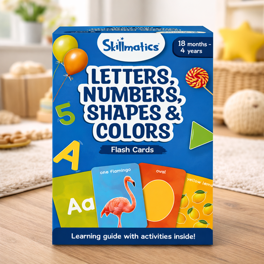 Letters, Numbers & Shapes Flash Cards