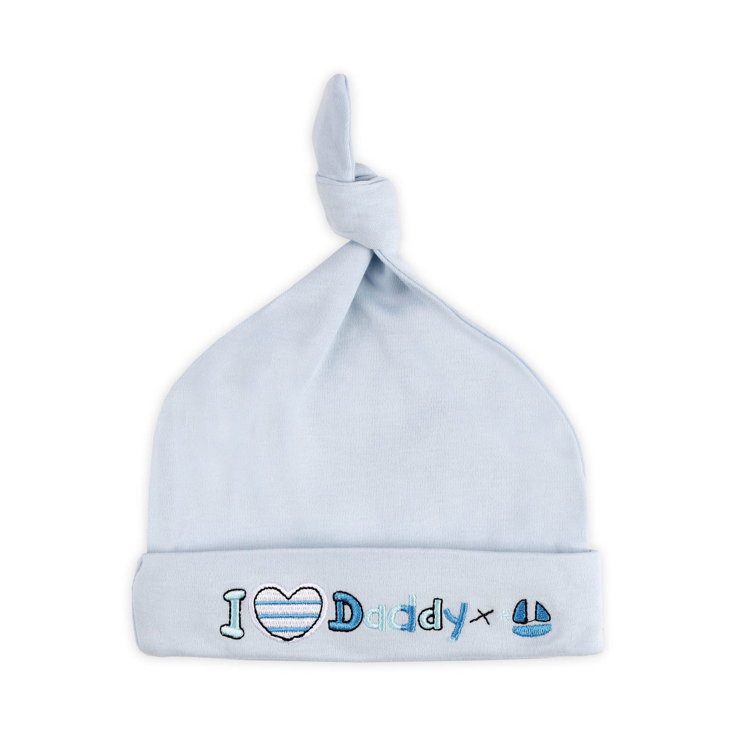 Daddy's Baby Knotted Baby Caps - 3 Pack