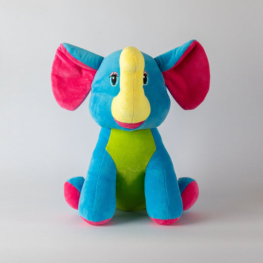 Elephant Soft Toy - Blue