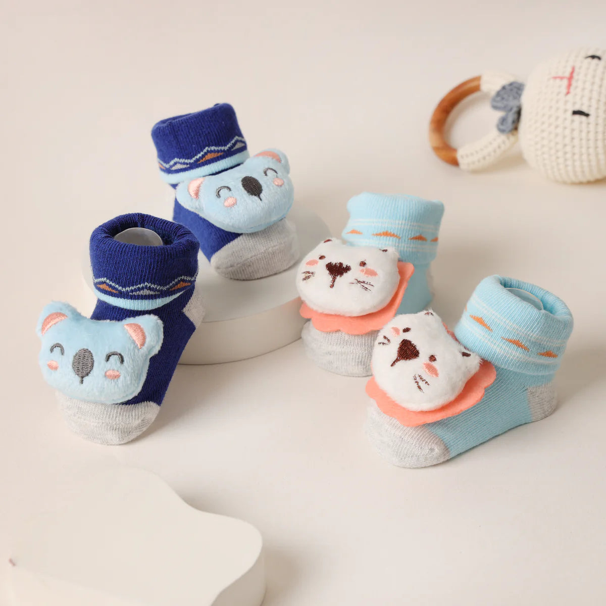 Koala Cuddle Baby Sock (Pack Of 2)