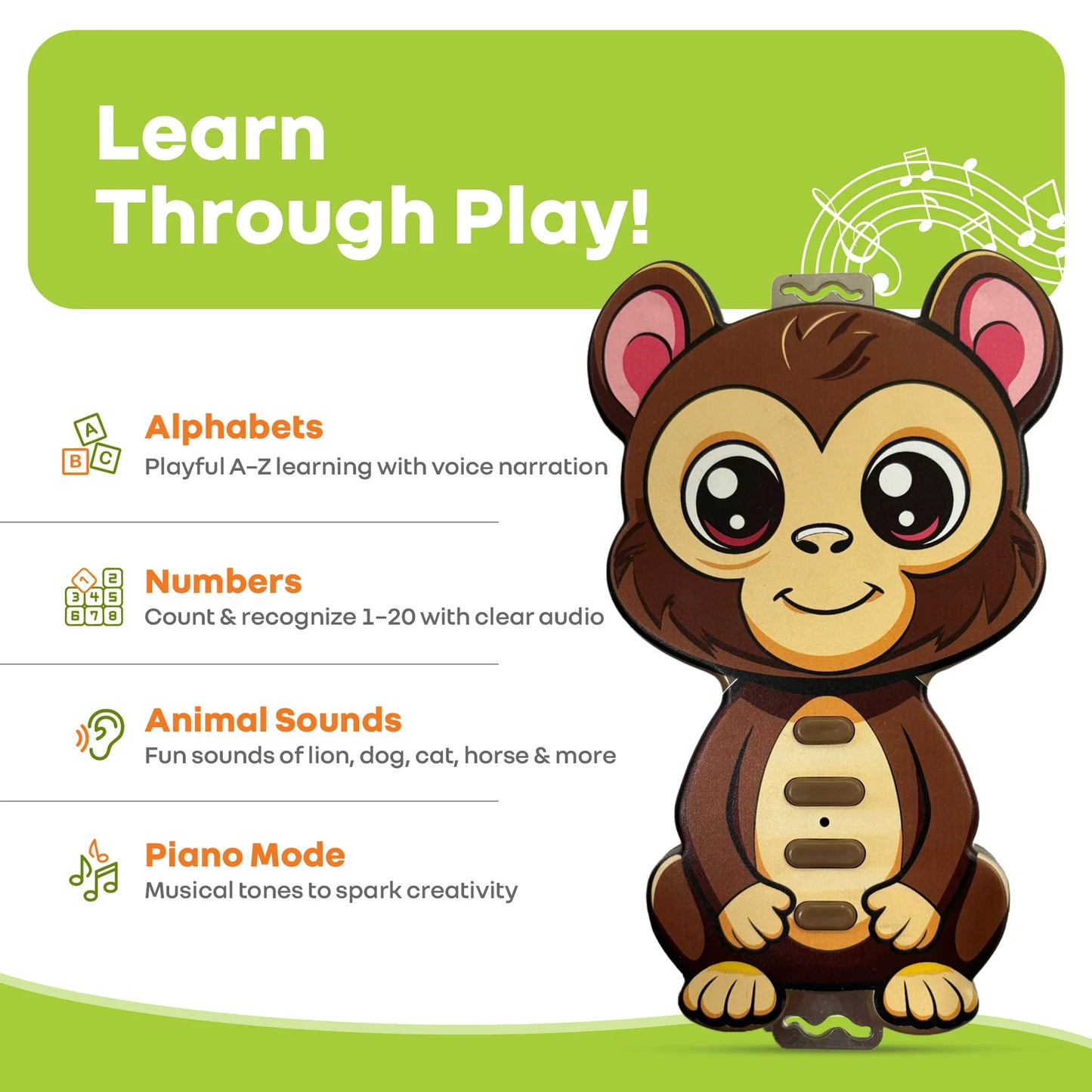 Musical Toy - Monkey