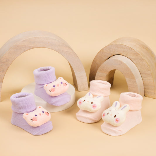 Chubby Bunny Baby Socks - Pack Of 2