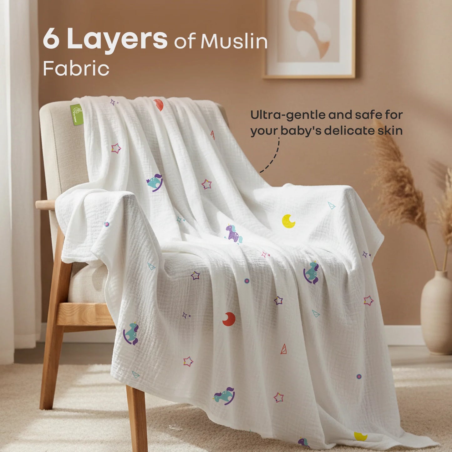 Softkins Muslin Baby Blanket