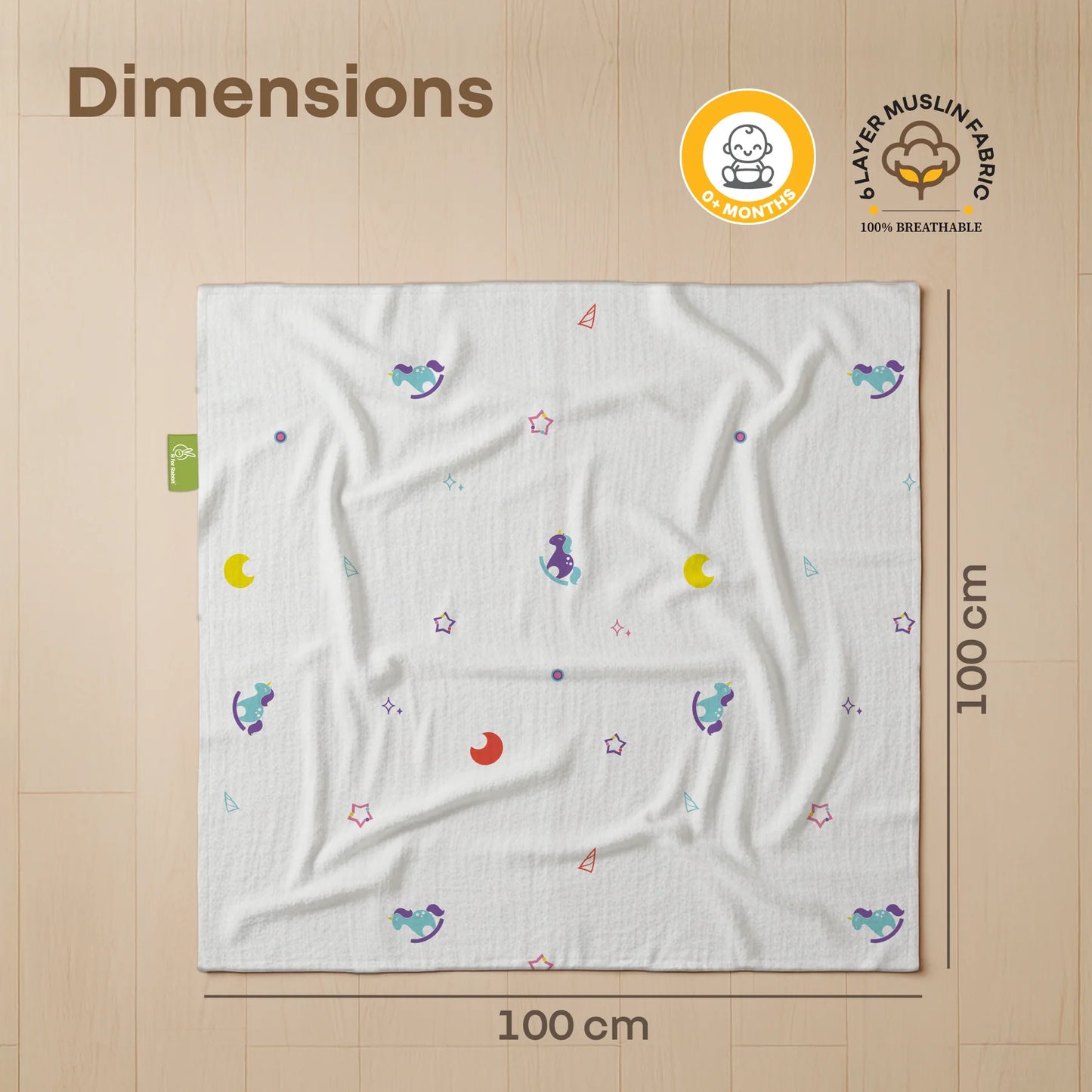 Softkins Muslin Baby Blanket
