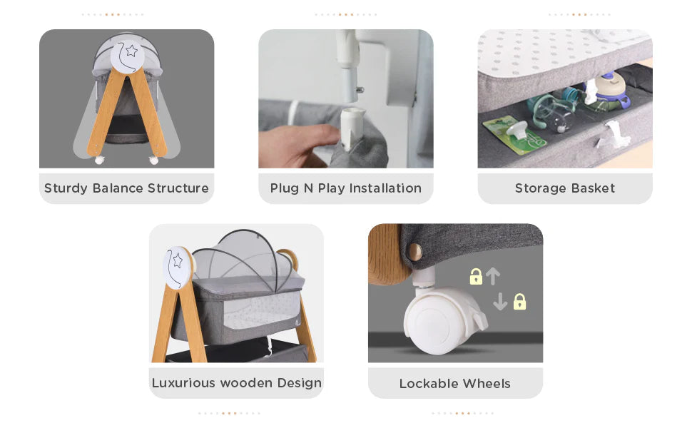 Lullabies Woodsy Electric Cradle