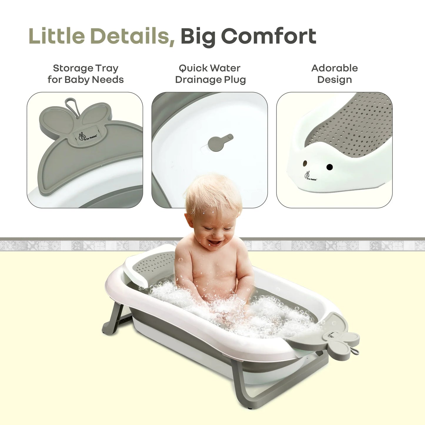 Bubble Double Bunny Bath Tub