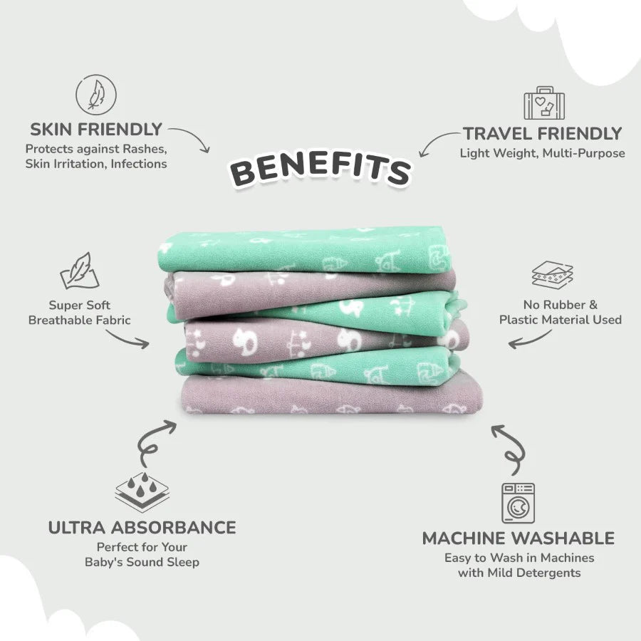 Dry Nap Dry Sheets (M)- Pack of 2