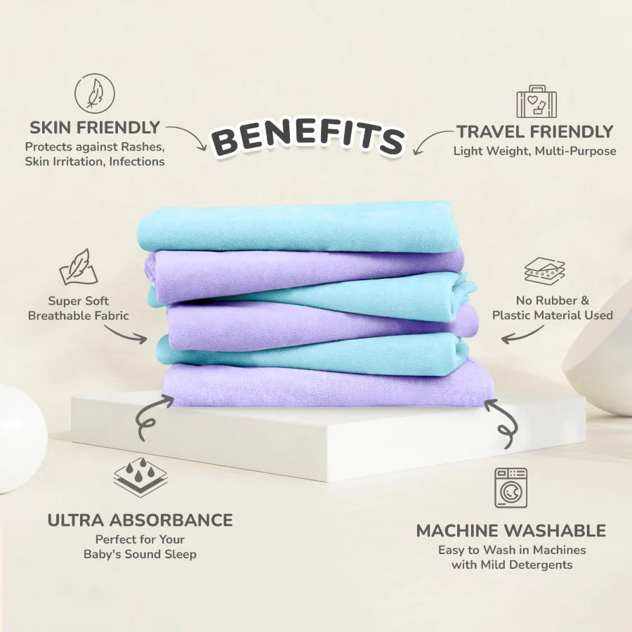 Dry Nap Bliss (M) - Pack of 2 Dry Sheets