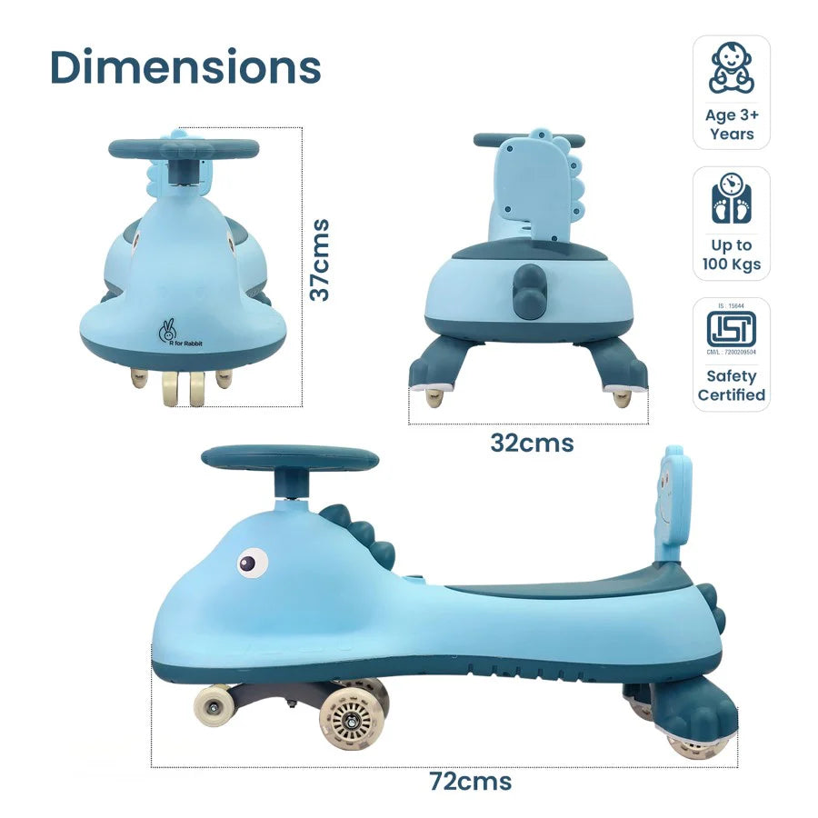 Iya Iya Dino Swing Car