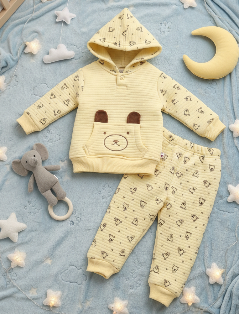 Hooded Bear Pyjama Set